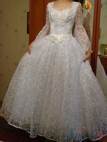 свадебное платье с длинным рукавом (23