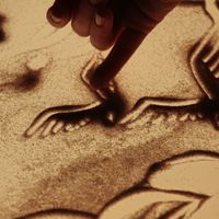 Рисуем на песке для начинающих Рисуем на песке для начинающих
