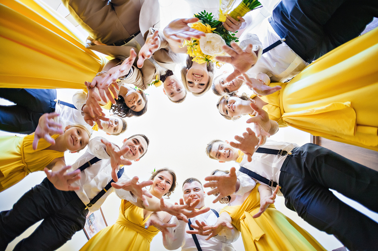 Идеи для совместных сборов жениха и невесты фотосессий с друзьями