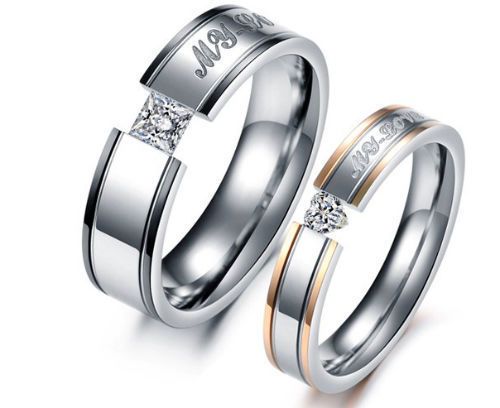 Двойные кольца "Моя любовь..."