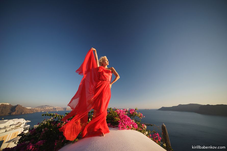 Санторини Греция платье Siallow - фото 2876681 Фотограф и видеограф Кирилл Бабенков