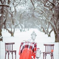 Свадебное фото зимой
