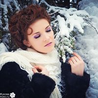 Зимняя свадебная фотосессия