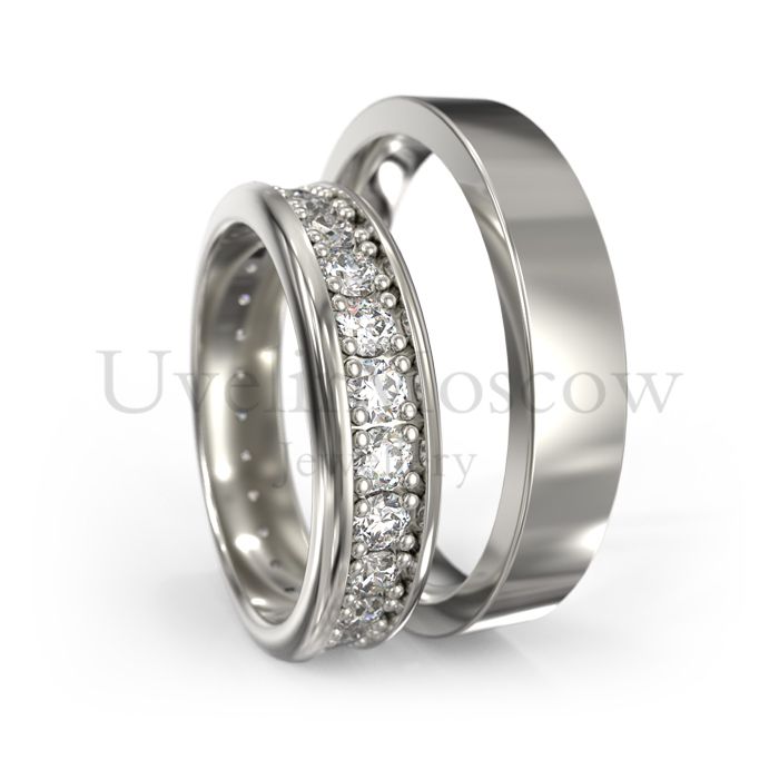      Обручальные кольца с бриллиантами (Арт 1202)