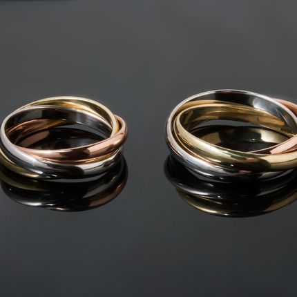 Свадебные кольца из платины 