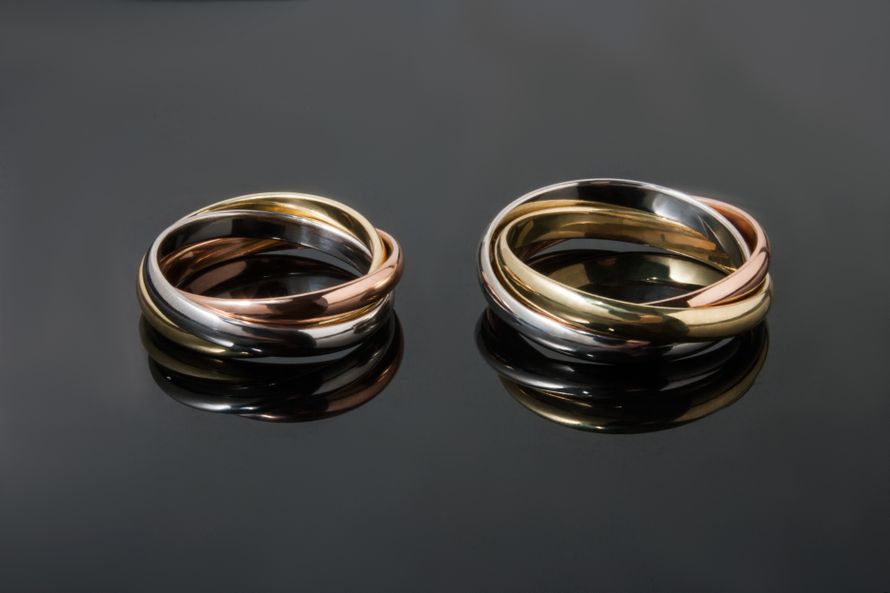 Свадебные кольца из платины 