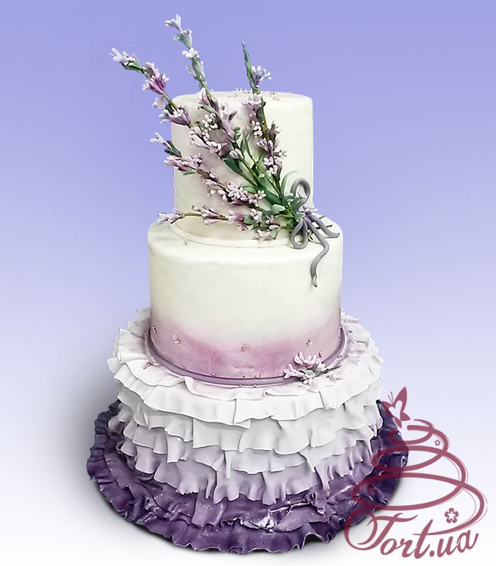 Торт "Лавандовая свадьба", цена за 1 кг