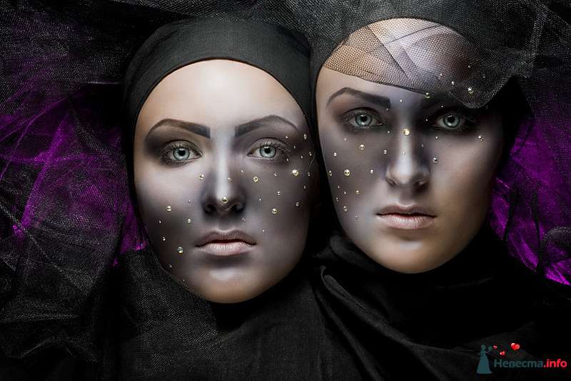 Фото 109950 в коллекции Творческие make-up работы - Хабарова Марина - прическа и макияж на свадьбу 