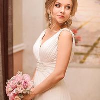 Наша очаровательная невеста Анастасия в свадебном платье Pronovias