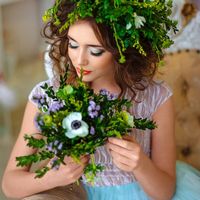 Весна: Модель - Надя Климчук
Фотограф - Гришин Сергей 
Свадебное платье - бутик PERSONA
Визажист - Дания Федорина 
Парикмахер - Усманова Загира
Букет -"БУКЕТ БУТИК"