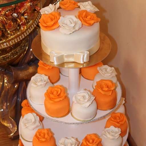 Фото 2798117 в коллекции торты - Иннэсса - свадебные торты из мастики