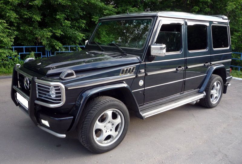 Mercedes Gelandewagen с кенгурятником