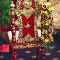 Свадебный букет в индийском стиле