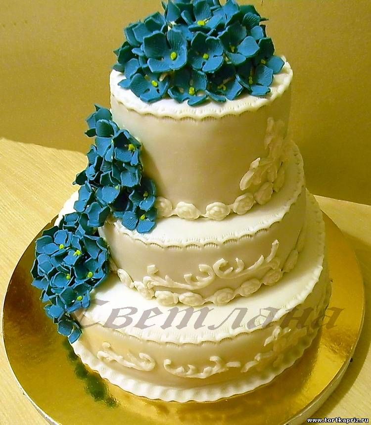 Фото 1763679 в коллекции Свадебный торт - Авторские торты "ТортКаприз"