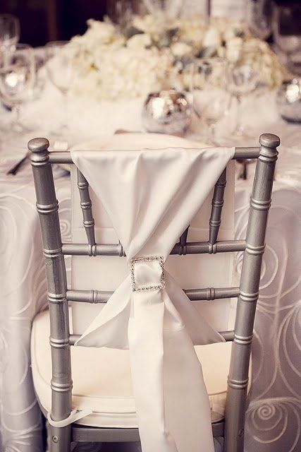 Ленты для стульев на свадьбу