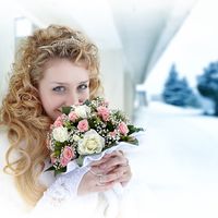 свадьба зимой - красиво