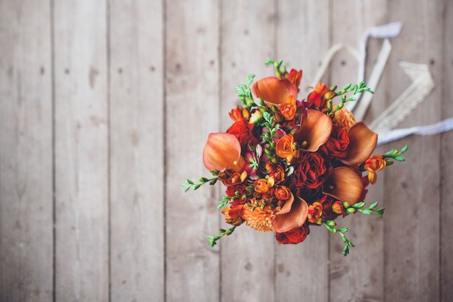 Осенний букет невесты - фото 17463786 Мастерская декора и флористики Юли Кирилловой