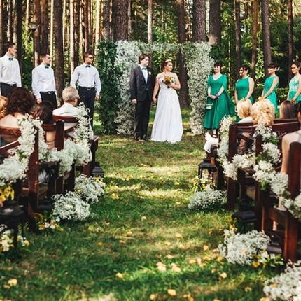 Организация свадьбы в эко-стиле 