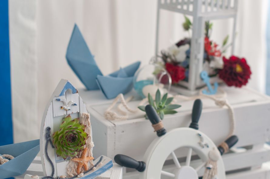 морская свадьба - фото 6618402 Студия флористики и декора "Глориоза"