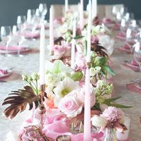 свадьба в медном и розовом цвете