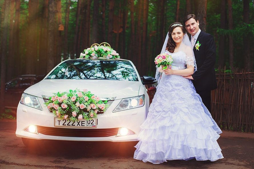 Свадебные украшения на автомобили