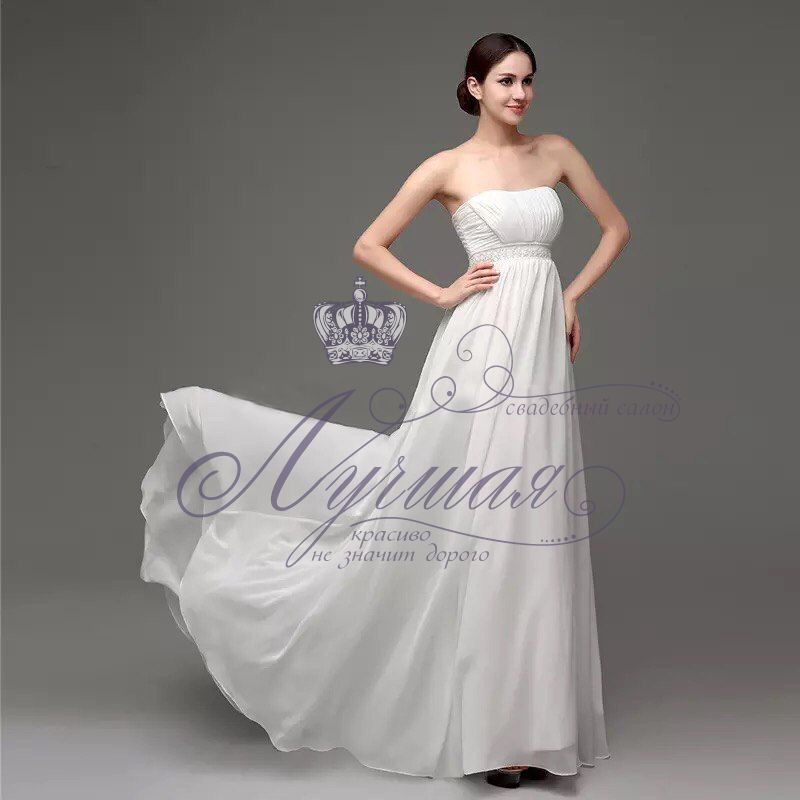 Свадебное платье для беременной А1331