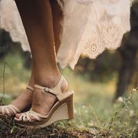 Летняя свадебная обувь для невесты