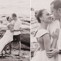 Свадебная фотосессия на берегу океана на острове Шри-Ланка