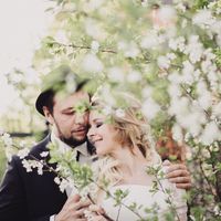 весенняя свадебная прогулка