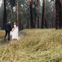 свадьба в сосновом лесу. стиль бохо