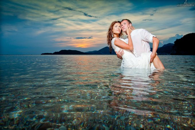 Trash the dress в Будве, Черногория