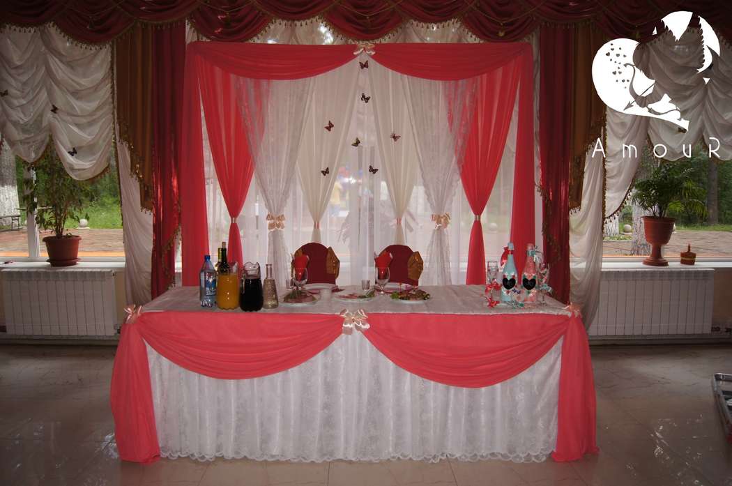 Оформление банкетного зала в загородном кафе "Ермак" - фото 2631531 AmouR studio - аксессуары для свадьбы