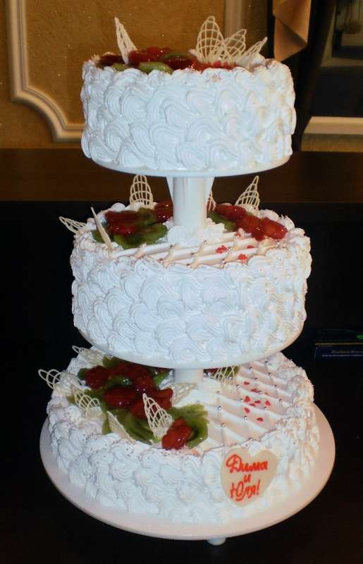 Фото 8226172 в коллекции Свадебные торты - Арт-кондитерская "Торты от Светланы"