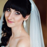 Прическа невесты, свадебный макияж 
стилист Алла Зинченко
