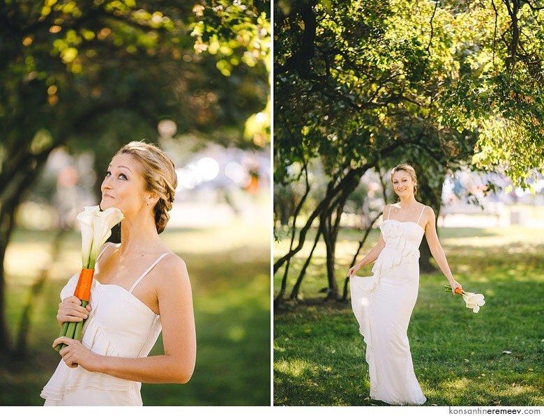 Счастливая невеста в зеленом парке Санкт-Петербурга! - фото 2177378 Агентство Роял Берри