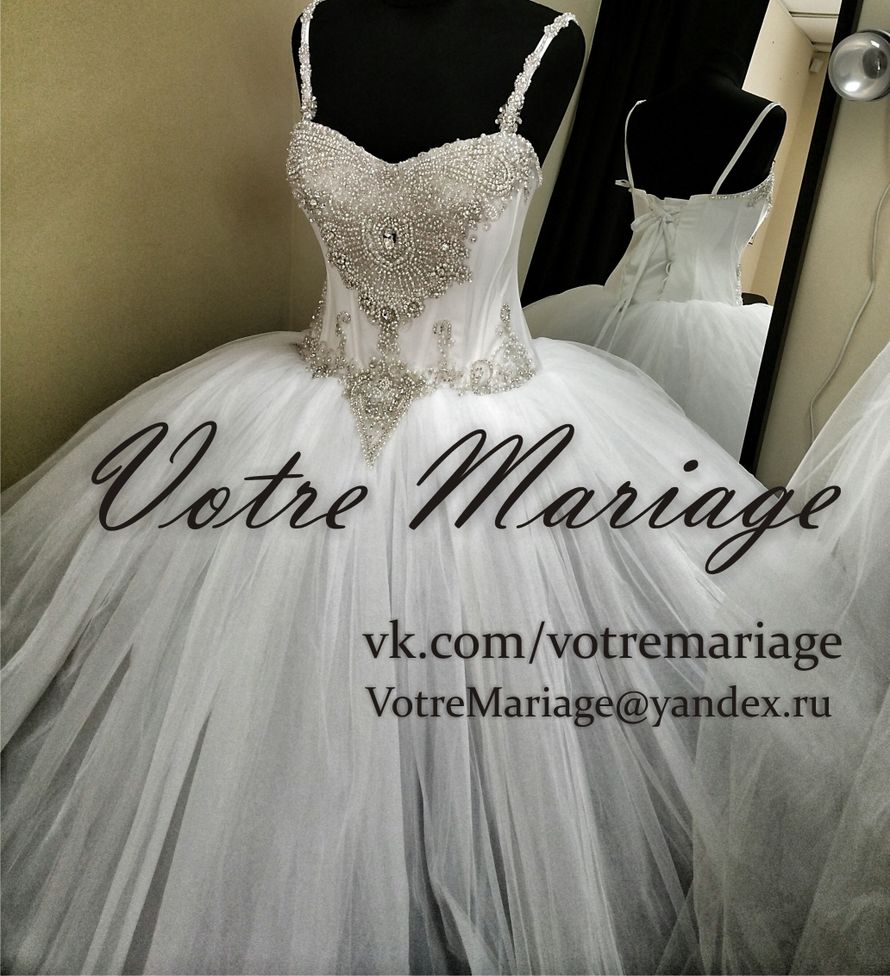 Наша работа. Платье полностью ручной работы. - фото 3453723 Студия свадебного платья "Votre Mariage"