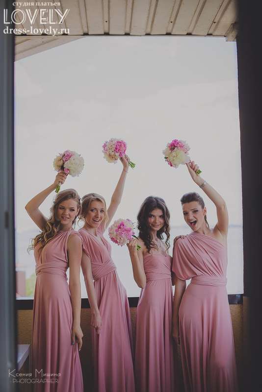 Подружки невесты в цвете пыльно-розовый
Свадьба в г.Челябинск - фото 14286882 Lovely - платья для подружек невесты