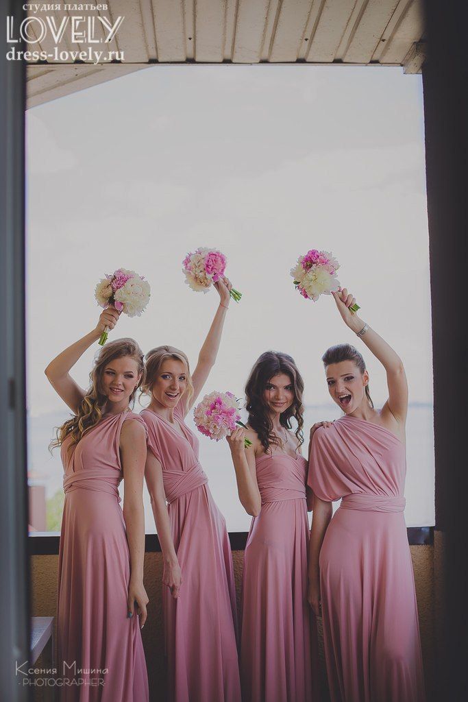 Подружки невесты в цвете пыльно-розовый
Свадьба в г.Челябинск - фото 14286882 Lovely - платья для подружек невесты