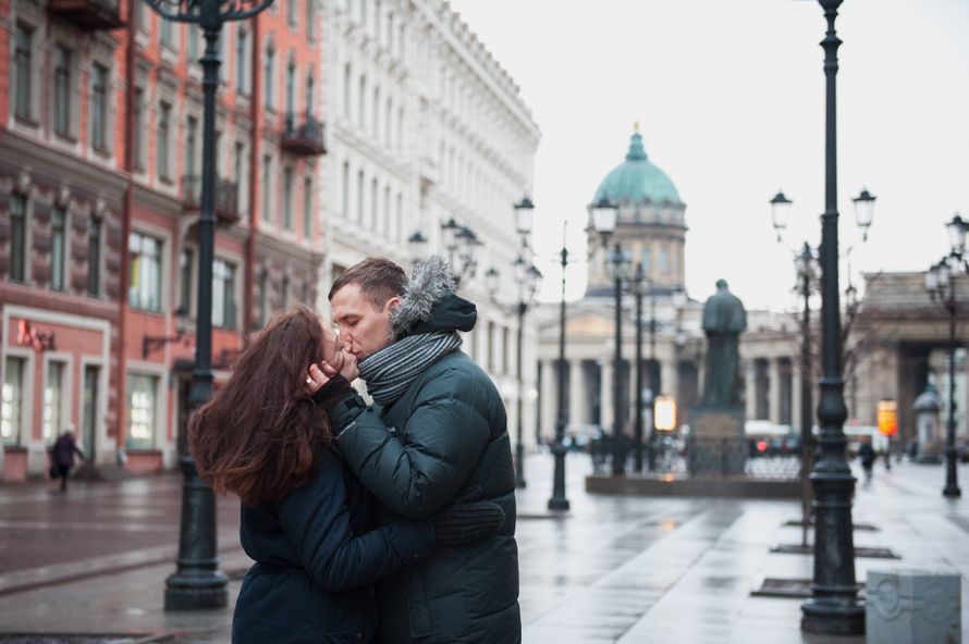 Влюбленные в Санкт Петербурге