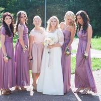 Подружки невесты на выездной церемонии Марата и Ярославы, 31 июля 2015 год