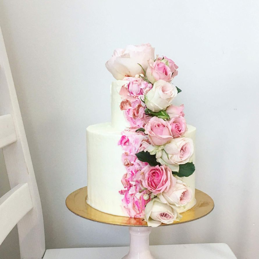 торт с цветочным декором - фото 12471964 Sweet - кафе-кондитерская