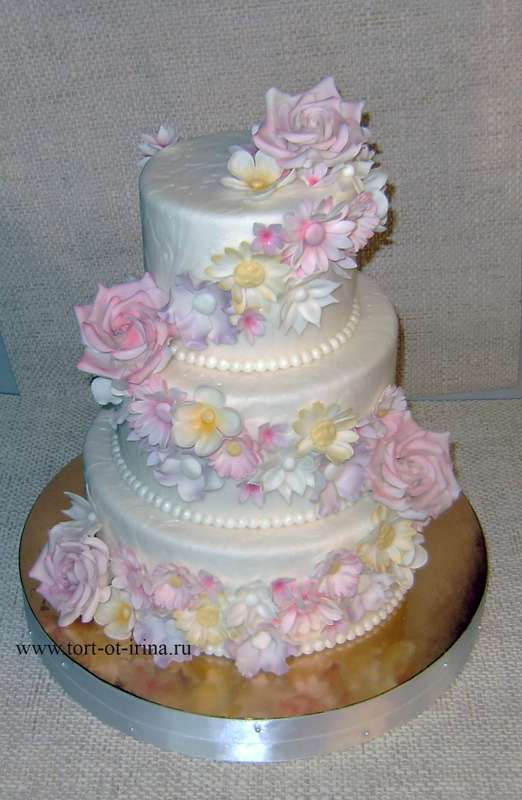 Фото 3027067 в коллекции Свадебные торты - Мастерская тортов Ирины Шефер