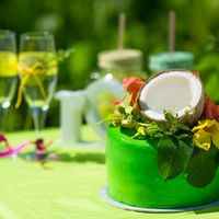 свадебный торт зеленый торт экзотический торт