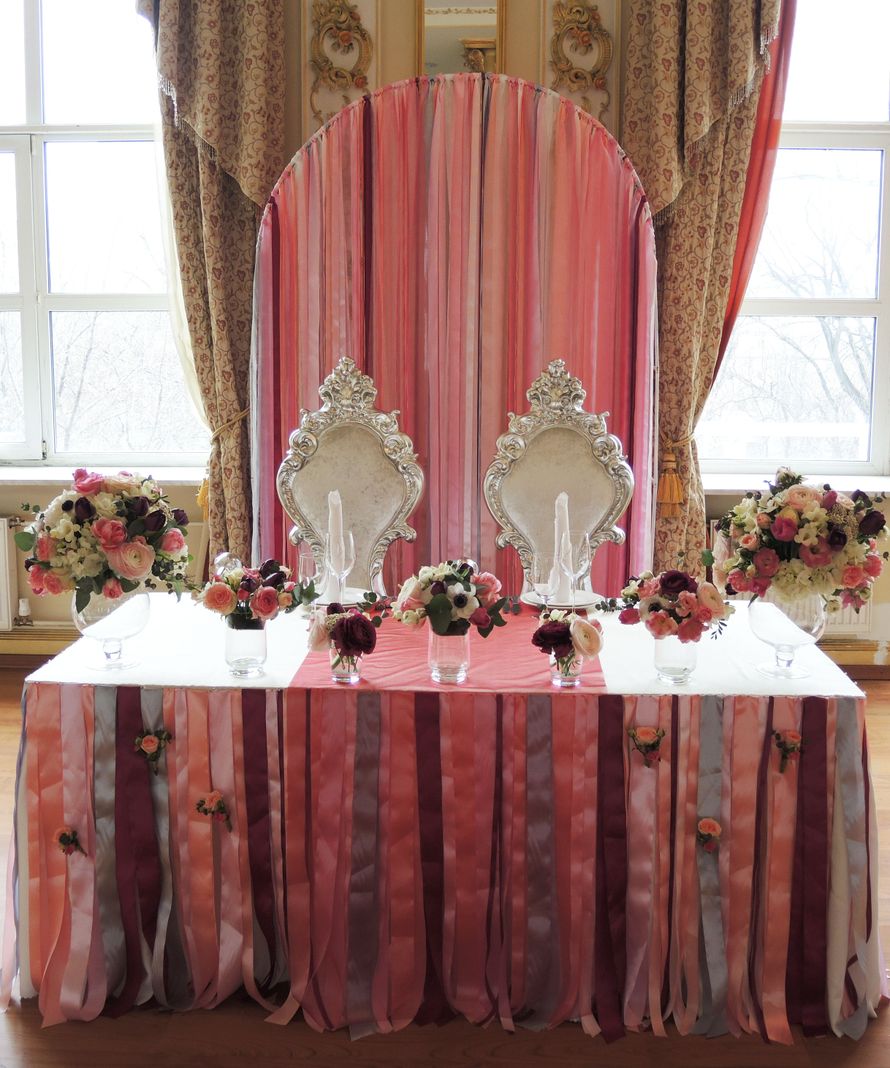 Оформление свадьбы в ресторане "Суриков Холл" - зал Зеркальный - фото 2075918 Дизайн-студия Miracle