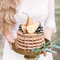 Свадебный торт с грушами