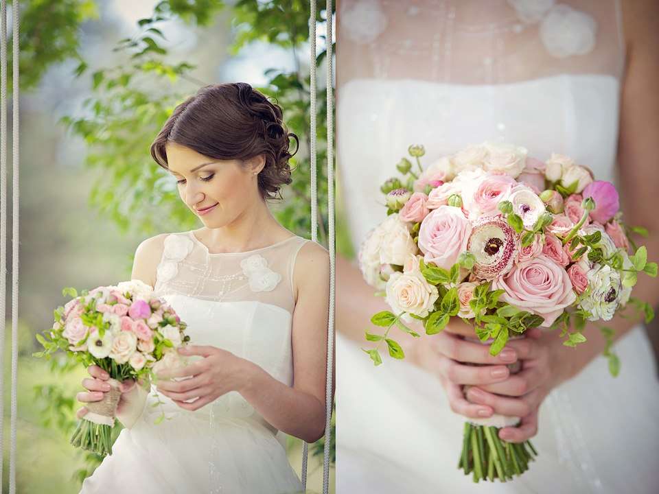 Фото 2183654 в коллекции Букет невесты - Розы от Морозовой - флористика