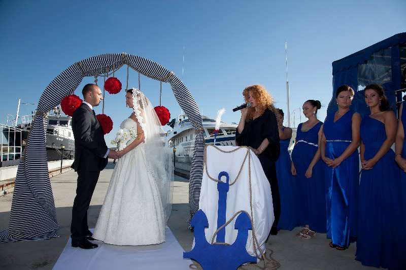 Выездная регистрация в яхт-клубе Бриз - фото 2110476 Организация и оформление торжеств "Provans"