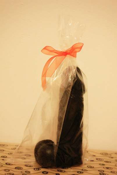 Мыло "Шалун 15см" в упаковке, шоколадный аромат, цена - 600руб,  упаковка в подарок (+крафт-пакет)! - фото 2190406 Творческая мастерская аксессуаров Shpily Wily