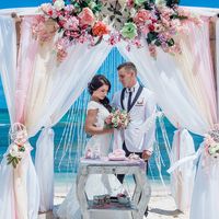 Свадьба в стиле Шебби-Шик Свадебный пакет "Осеннее лето" в Доминикане