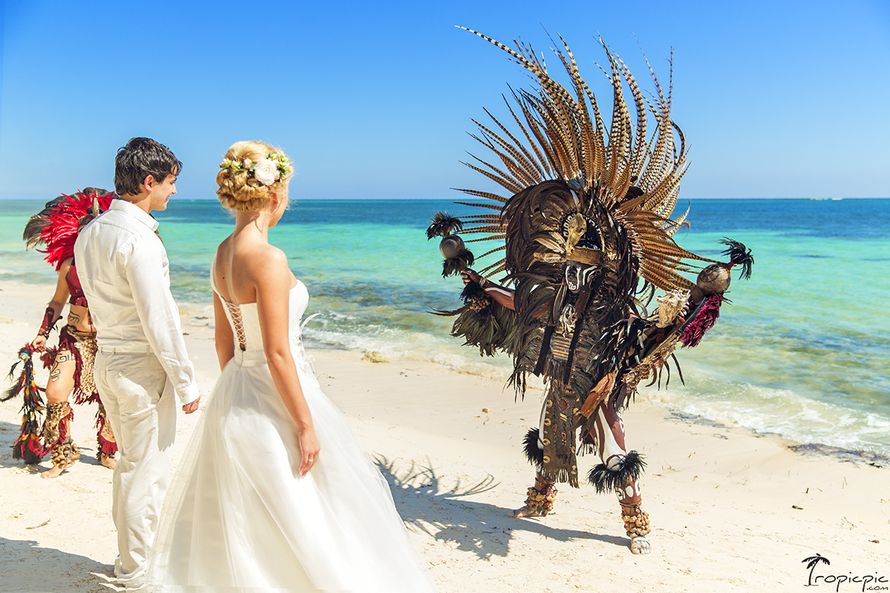 свадьба в Мексике с индейцами Майя - фото 2948505 TropicPic-Фотосъёмки в Таиланде, Бали, Мальдивах